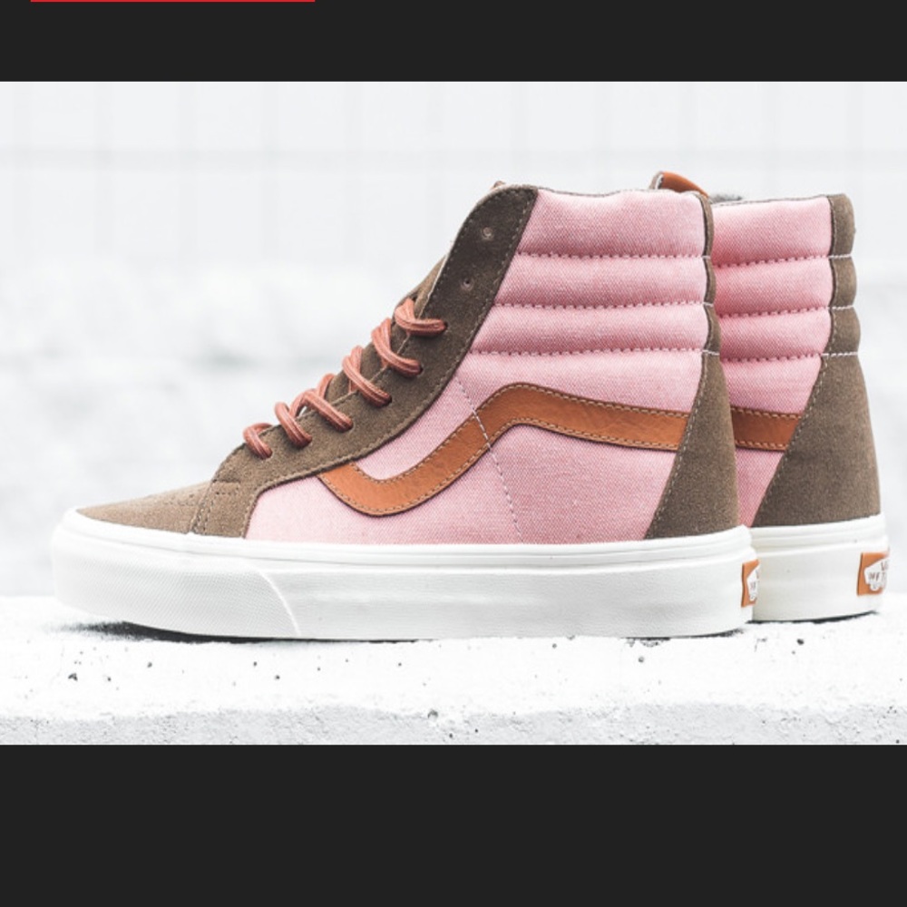 Vans Sk8-Hi Reissue DX Burnt Coral and Brown